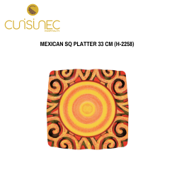 MEXICAN SQ PLATTER 33 CM
