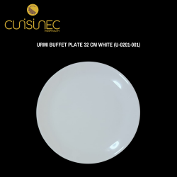 URMI BUFFET PLATE 32 CM WHITE