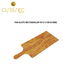 PAN SLATE RECTANGULAR 43*17.3 CM