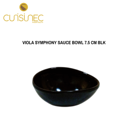 VIOLA SYMPHONY SAUCE BOWL 7.5 CM BLK