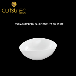 VIOLA SYMPHONY SAUCE BOWL 7.5 CM WHITE