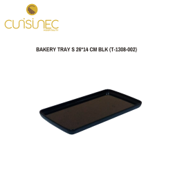 BAKERY TRAY S 26*14 CM BLK