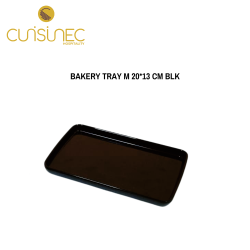 BAKERY TRAY M 20*13 CM BLK