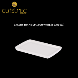BAKERY TRAY M 20*13 CM WHITE
