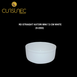 RD STRAIGHT KATORI MINI 7.5 CM WHITE