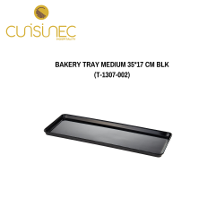 BAKERY TRAY MEDIUM 35*17 CM BLK