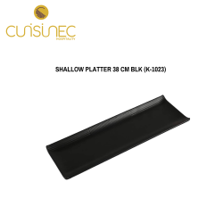 SHALLOW PLATTER 38 CM BLK