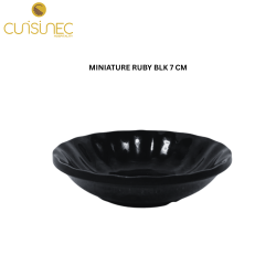 MINIATURE RUBY BLK 7 CM