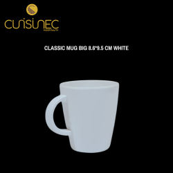 CLASSIC MUG BIG 8.6*9.5 CM WHITE