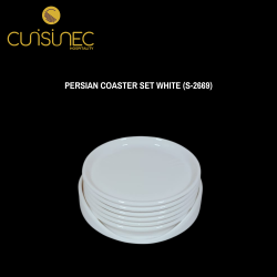 PERSIAN COASTER SET WHITE