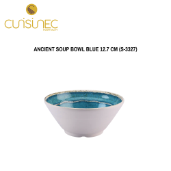 ANCIENT SOUP BOWL BLUE 12.7 CM