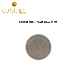 ANCIENT SMALL PLATE GRAY 19 CM