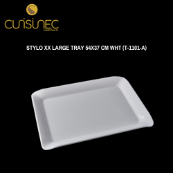 STYLO XX LARGE TRAY 54X37 CM WHT