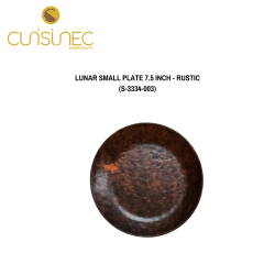 LUNAR SMALL PLATE 7.5 INCH - RUSTIC