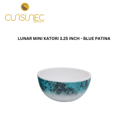LUNAR MINI KATORI 3.25 INCH - BLUE PATINA