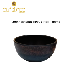LUNAR SER BOWL 6 INCH - RUSTIC