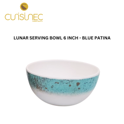 LUNAR SER BOWL 6 INCH - BLUE PATINA