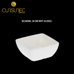 SQ BOWL 19 CM WHT