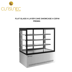 FLAT GLASS 4 LAYER CAKE SHOWCASE 4 CSF44 PREMIA