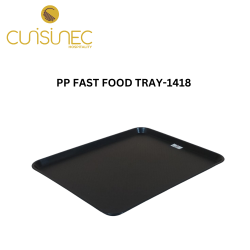 PP FAST FOOD TRAY-1418 BLACK