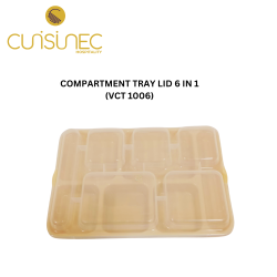 PC 6 COMPARTMENT TRAY LID VCT1006