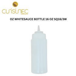 SAUCE BOTTLE 16 OZ SQ16/3W