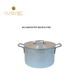 ALU SAUCE POT W/LID 8 LTRS
