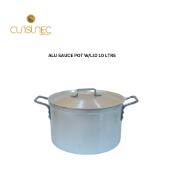 ALU SAUCE POT W/LID 10 LTRS