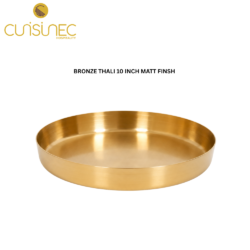 BRONZE THALI 10 INCH MATT FINSH