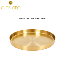 BRONZE THALI 11 INCH MATTE FINISH