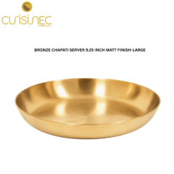 BRONZE CHAPATI SERVER 9.25 INCH MATT FINISH-LARGE