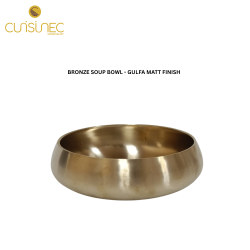 BRONZE SOUP BOWL -GULFA MATT FINISH