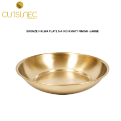 BRONZE HALWA PLATE 5.4 INCH MATT FINISH -LARGE