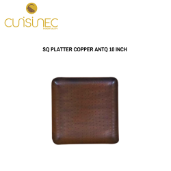 SQ PLATTER COPPER ANTQ 10 INCH