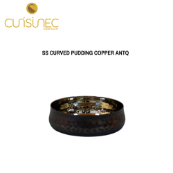 SS CURVED PUDDING COPPER ANTQ