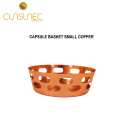 CAPSULE BASKET SMALL COPPER