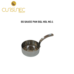 SS SAUCE PAN SGL HDL NO.1