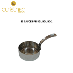 SS SAUCE PAN SGL HDL NO.2