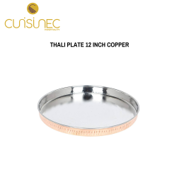 THALI PLATE 12 INCH COPPER