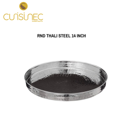 RND THALI STEEL 14 INCH