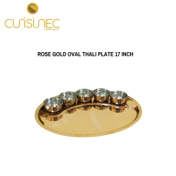 RG OVAL THALI PLATE 17 INCH