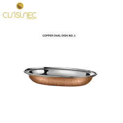 COPPER OVAL DISH NO.1
