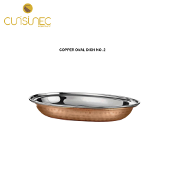 COPPER OVAL DISH NO.2