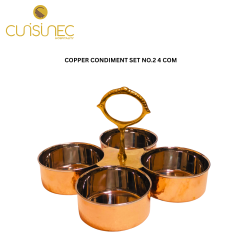 COPPER CONDIMENT SET NO.2 4 COM