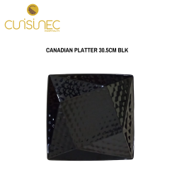 CANADIAN PLATTER 30.5 CM BLK