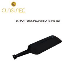 BAT PLATTER 35.5*10.5 CM BLK
