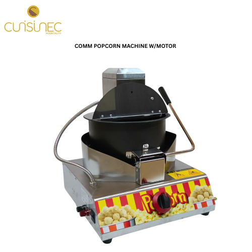 COMMERCIAL POPCORN MACHINE W/MOTOR BKS - The Cuisinec