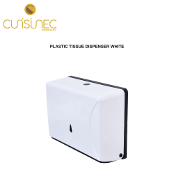 PLASTIC TISSUE DISPENSER WHITE