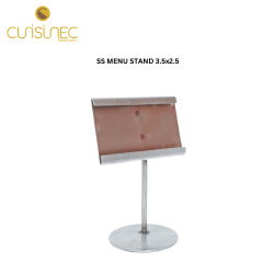 SS MENU STAND 3.5x2.5
