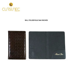 BILL FOLDER BLK 9x6
